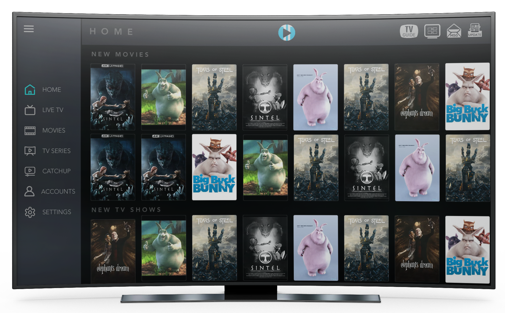 XCIPTV Player on Apple TV